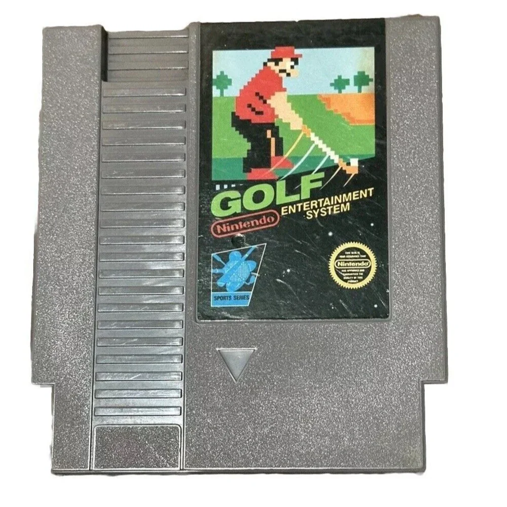 Nintendo NES NFL Game Power Play Series‎ & Golf NES 1985